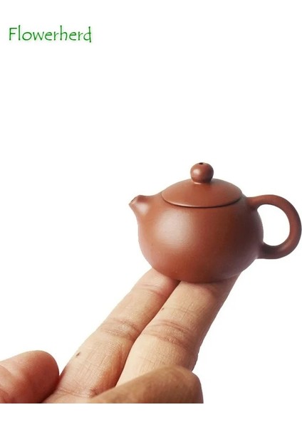 No.17 Stili Mini Çay Evcil Teaware Kung Fu Çay Seti Mor Kil Çay Potu El Yapımı Yaratıcı Parmak Pot Çay Oynama (Yurt Dışından)