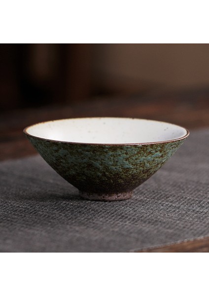 B1 Stili Seramik Porselen Çay Bardağı Teaware Kung Fu Çay Seti Bardak Çay Kasesi Fırın Değişimi Stoneware Retro Şapka Bardak (Yurt Dışından)