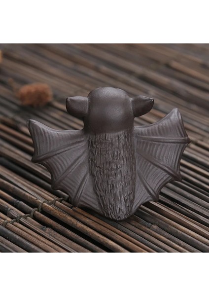 Loveliness Yarasa Puer Çay Pet Zisha Çay Aksesuarları Seramik Hayvan Figürleri Ev Ofis Porselen Dekorasyon Çay Oyuncak Oyna (Yurt Dışından) modelleri
