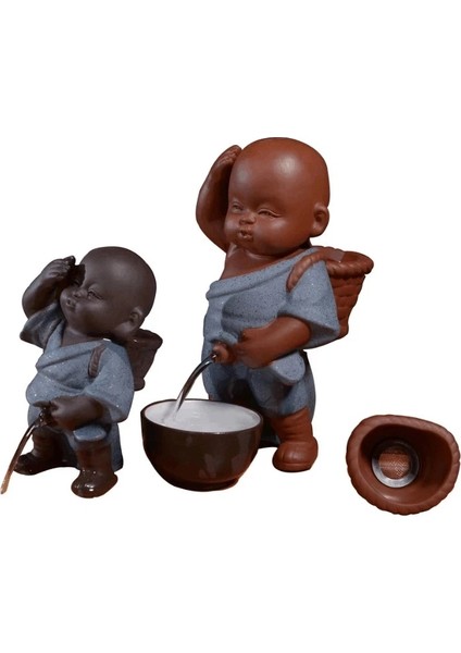 Bordo Tarzı Zisha Çay Süzgeci Işeme Küçük Keşiş Dekorasyon Yaratıcı Çocuk Bebek Sprey Seramik Karakter El Sanatları Çay Filtresi Aksesuarları (Yurt Dışından) fiyatları