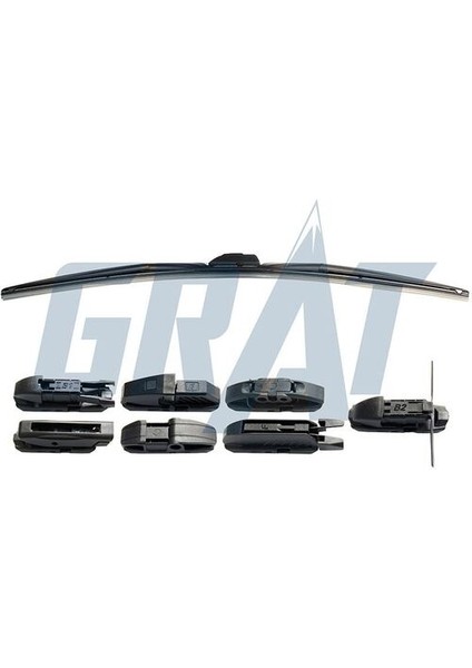 HM700 Silecek Rüzgarlıklı 8 Aparatlı 700MM-28 Hybrid