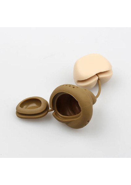 Açık Gri Tarzı Poo Şekli Silikon Çay Aksesuarları Set Cadılar Bayramı Yaratıcı Ciga Poop Ilginç Bitkisel Çay Poşeti Yeniden Kullanılabilir Kahve Filtresi Difüzör (Yurt Dışından) fırsatları