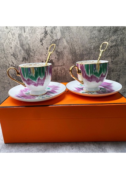 No.13 Tarzı Kemik Çini Kahve Fincanları ve Tabak Seti Zarif Altın Jant Çay Su Bardakları Güzel Çay Fincanı Seramik Mutfak Aksesuarları (Yurt Dışından) modelleri