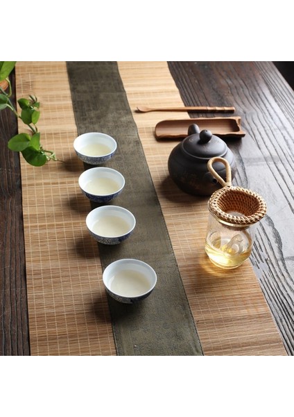 A5 Stili 1 Adet Japon Tarzı Çay Töreni Bambu Ahşap Çay Filtresi Örgü Çay Demlik Kullanımlık Mutfak Aksesuarları (Yurt Dışından) modelleri