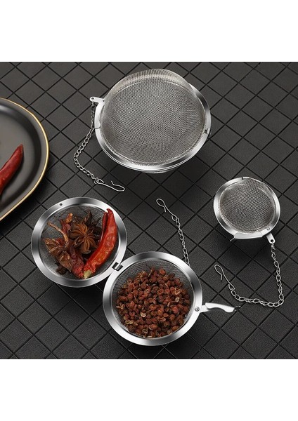 7cm Tarzı 1 Adet Paslanmaz Çelik Çay Topu Süzgeç Çay Demlik Küre Kilitleme Baharat Örgü Demlik Çay Filtresi Süzgeçler Mutfak Aletleri Theezeef (Yurt Dışından) fırsatları