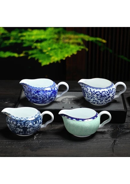Bir Stil 12X5.5CM 140ML Çin Mavi ve Beyaz Porselen Fuar Fincan El Yapımı Seramik Çay Süzgeç Filtre Çay Fincanı Çin Çay Seti Aksesuarları Drinkware (Yurt Dışından) modelleri