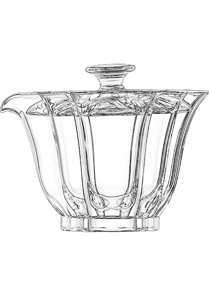 No.1 Stili Cam Gaiwan Şeffaf Yüksek Borosilikat Cam Bardak Puer Çay Kase Kupalar Chawan Çorba Kasesi Chhai Kung Fu Çin Çorbası Kapaklı (Yurt Dışından)