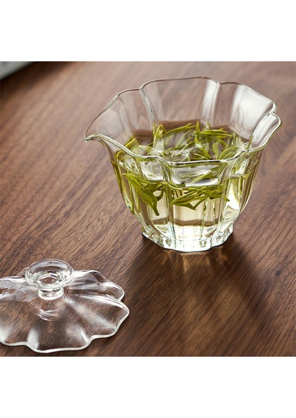 No.1 Stili Cam Gaiwan Şeffaf Yüksek Borosilikat Cam Bardak Puer Çay Kase Kupalar Chawan Çorba Kasesi Chhai Kung Fu Çin Çorbası Kapaklı (Yurt Dışından)