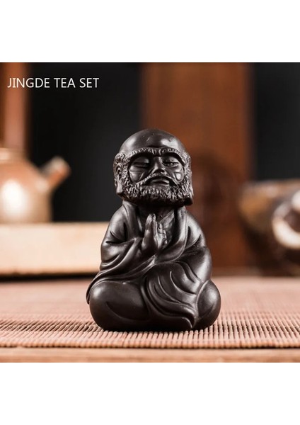 Bir Stil 4.4x3.8x6.8cm Çin Mor Kil Çay Pet El Yapımı Şekil Heykeli Süsler Heykel El Sanatları Ev Çay Seti Dekorasyon Aksesuarları Hediyeler (Yurt Dışından) fiyatları