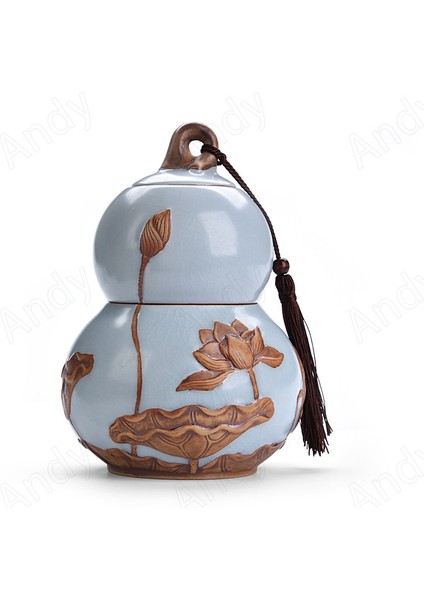 B Tarzı Avrupa Seramik Çaydanlık Buz Kırık Sır Dekor Mühür Depolama Kapaklı Kavanoz Modern Oturma Odası Masaüstü Şeker Kavanozları Ev Dekorasyon (Yurt Dışından) fırsatları