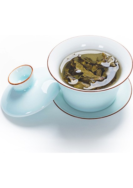 No.3 Tarzı Seladonlar Çay Kasesi 140ML Kung Fu Çay Seti, Çin Çayı Çiçek Gaiwan Puer Su Isıtıcısı, Çaydanlık Severler Çay Aksesuarlarına Sahip Olmalı (Yurt Dışından)