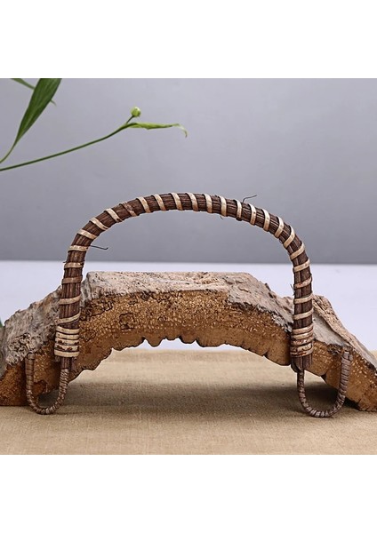 13,5X10.3CM Stili 1 Adet Rattan Metal Demlik Kolu Dıy Yedek Çay Seti Kung Fu Çay Aksesuarları Malzemeleri (Yurt Dışından) modelleri