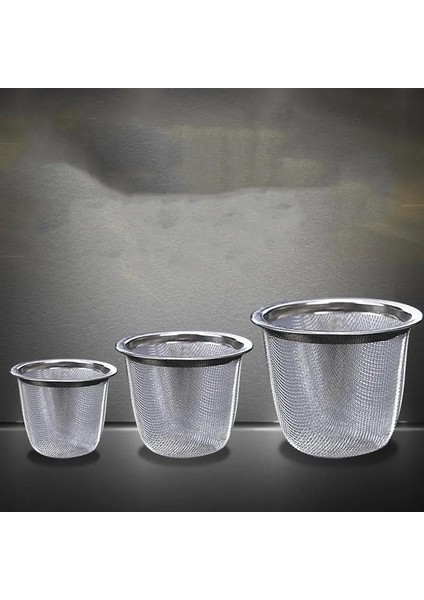 Gümüş Tarzı 7.6X5CM 8 Adet Çay Filtresi Metal Demlik Paslanmaz Çelik Çay Süzgeç Taşınabilir Bardak Aksesuar Ev Ofis Mutfak Için Sağlam Çay Süzgeç (Yurt Dışından)