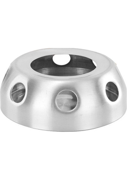 Gümüş Kahve Paslanmaz Çelik Isıtma Tabanı Ev Mum Pratik Yuvarlak Çaydanlık Isıtıcı Ofis Teaware Ayrılabilir Soba Tutucu (Yurt Dışından)