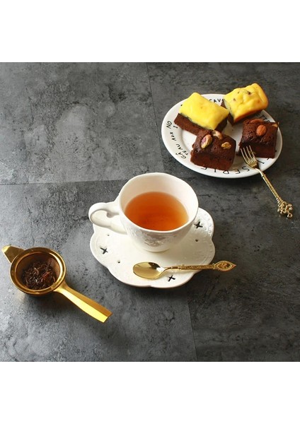 Şerit Tarzı Sıcak Slae Paslanmaz Çelik Çay Demlik ve Çay Bardağı Altın Renk Gümüş Renk Çay Süzgeç Mutfak Cafe Teaware Malzemeleri (Yurt Dışından) fırsatları