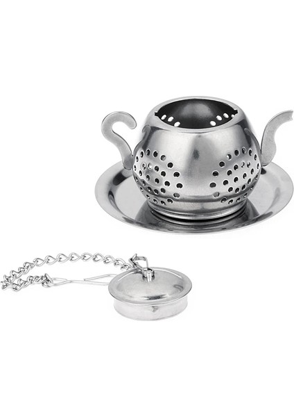 Sevimli Mini Çay Demlik Paslanmaz Çelik Çay Süzgeç Filtre Yeniden Kullanılabilir Demlik Şekli Çay Topu Gevşek Yaprak Çay Poşeti Demlik Aksesuarları (Yurt Dışından) fırsatları