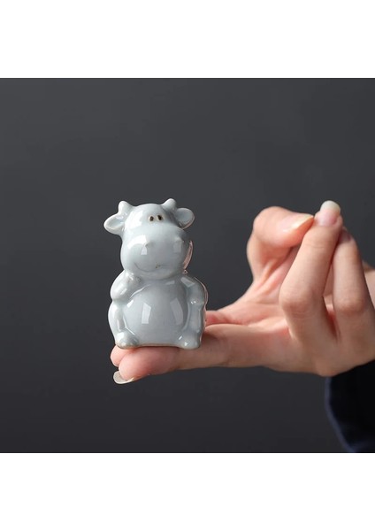 3.7x5.4cm Tarzı 1 Adet Seramik Çay Pet Süsler Hayvan Heykeli Çay Heykelcik Butik Ev Çay Töreni Dekorasyon Aksesuarları Seramik El Sanatları (Yurt Dışından)