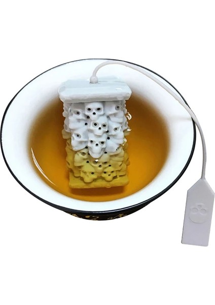 C Stili Silikon Çay Demlik Kafatası Kafa Şekli Çay Süzgeç Su Kahve Çay Aksesuarları Için Yeniden Kullanılabilir Yenilikçi Filtre Aracı (Yurt Dışından) modelleri