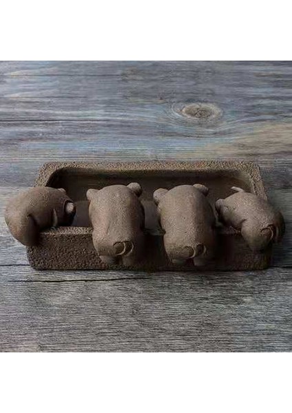 Kumral Tarzı Redware Çay Pet Mor Kil Çay Pet Küçük Domuzlar Içecek Suyu Çin Ham Çömlek Kung Fu Çay Seti Ev Dekorasyon Çay Aksesuarı (Yurt Dışından) fiyatları