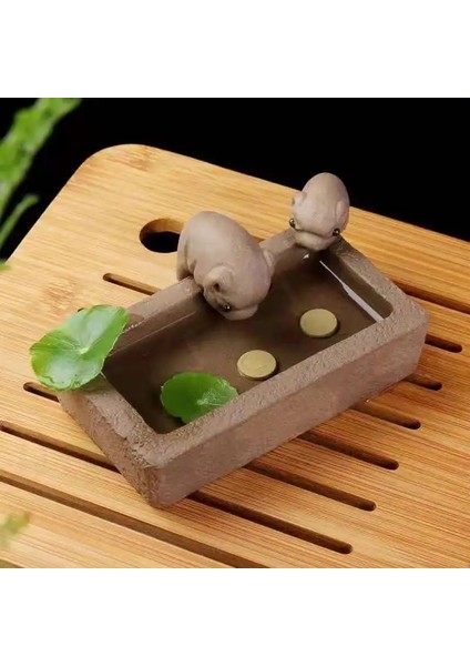 Kumral Tarzı Redware Çay Pet Mor Kil Çay Pet Küçük Domuzlar Içecek Suyu Çin Ham Çömlek Kung Fu Çay Seti Ev Dekorasyon Çay Aksesuarı (Yurt Dışından) fırsatları