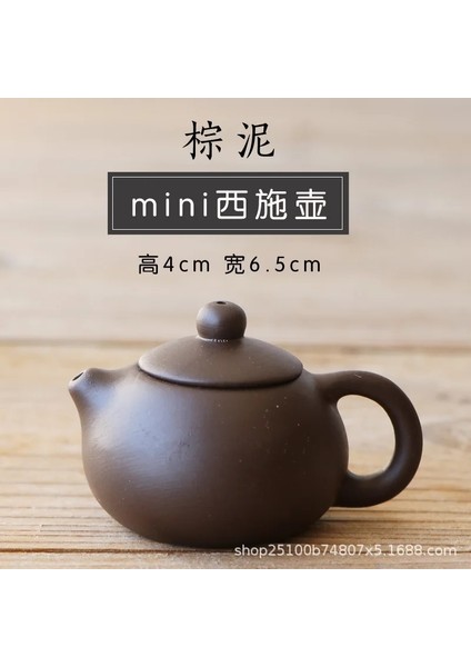 No.18 Tarzı Mini Çay Evcil Teaware Kung Fu Çay Seti Mor Kil Çay Potu El Yapımı Yaratıcı Parmak Pot Çay Oynama (Yurt Dışından)