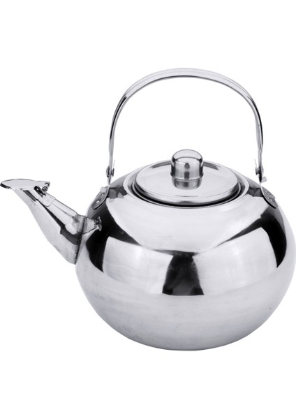 1l Tarzı Dayanıklı Paslanmaz Çelik Sıcak Su Isıtıcısı Pot Gevşek Çay Makinesi Demlik Çay Su Isıtıcısı Pot Metal Çaydanlık Çıkarılabilir Teaware Süzgeç (Yurt Dışından) modelleri