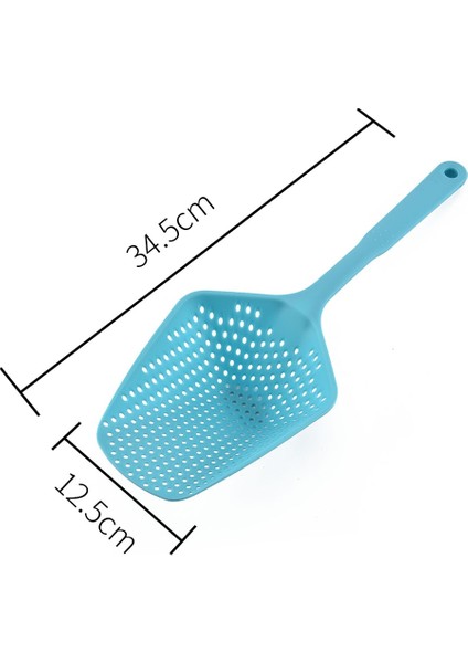 Siyah Stil Meijuner Mutfak Kepçe Kevgir Filtre Kaşık Haşlanma Önleyici Skimmer Süzgeç Fry Gıda Mesh Taşınabilir Ev Mutfak Aracı34.5*12.5*6.5cm (Yurt Dışından) indirimleri