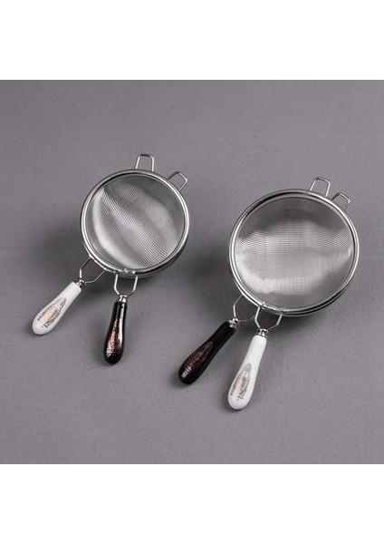 Bk-L Tarzı Vintage Çin Çay Demlik Paslanmaz Çelik Çift Örgü Çay Süzgeç Gevşek Yaprak Çay Filtresi Seramik Saplı Gongfu Çay Aksesuarları (Yurt Dışından) modelleri