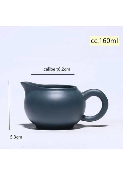 160ML Tarzı Yixing Claurple Clay Fair Cup Cha Hai El Yapımı Çay Fincanı Çin Çay Seti Aksesuarları Kravat Guanyin Puer Drinkware 160ML (Yurt Dışından)