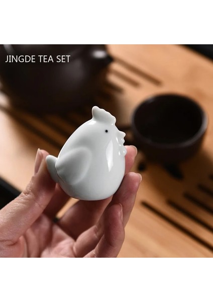 D 3.8X2.8X5CM Stili Butikler Seramik Çay Pet Zodyak Modeli Heykeli Süsleme El Yapımı Çay Töreni Aksesuarları Ev Masaüstü Dekorasyon El Sanatları (Yurt Dışından) fırsatları