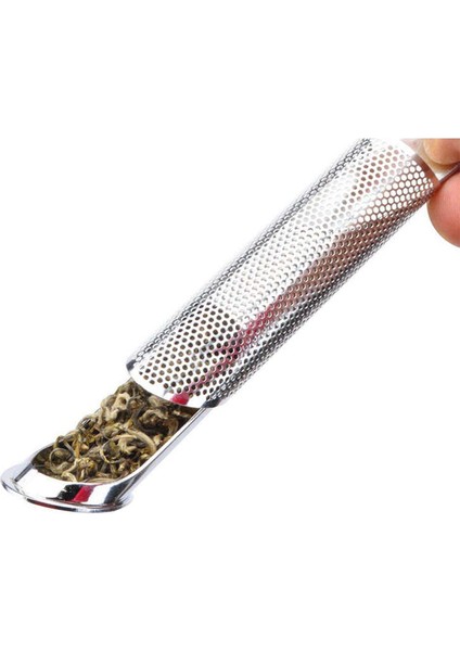 Gümüş Tarzı 4 Paket Çay Demlik Paslanmaz Çelik Çay Süzgeç Filtre Boru Çubuk Dik Kancalı Yeniden Kullanılabilir Gevşek Yaprak Için Premium Ince Örgü (Yurt Dışından)