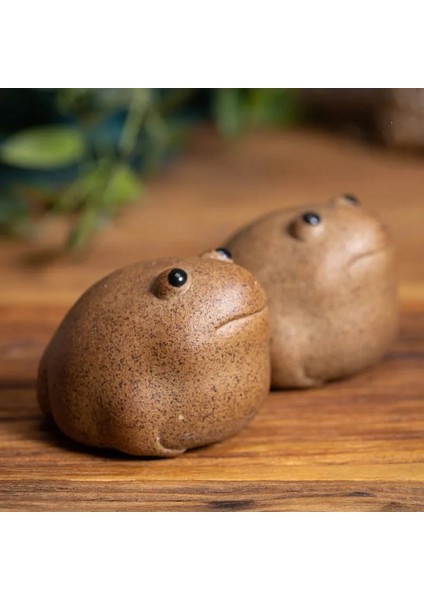 1 Adet Tarzı Seramik Güzel Şanslı Kurbağa Çay Pet Zen Çay Seti Kaba Çömlek Küçük Kurbağa El Yapımı Hayvan Heykeli Modern Ev Dekorasyonu Süsler (Yurt Dışından) modelleri