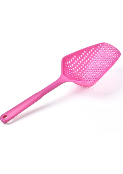 Gül Kırmızı Tarzı Meijuner Mutfak Kepçe Kevgir Filtre Kaşık Haşlanma Önleyici Skimmer Süzgeç Fry Gıda Mesh Taşınabilir Ev Mutfak Aracı34.5*12.5*6.5cm (Yurt Dışından)