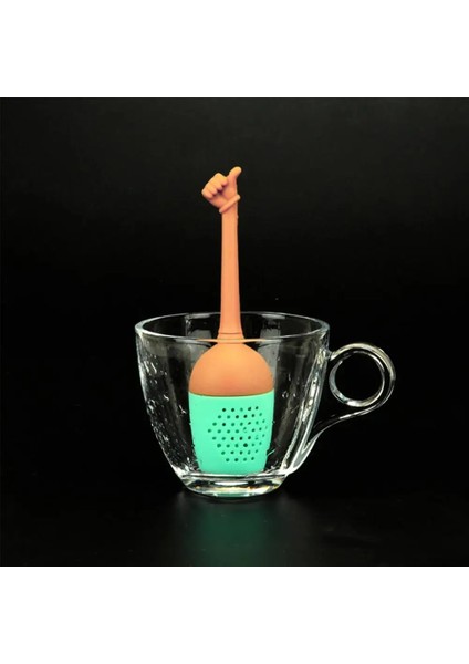 B Tarzı Komik El Hareketleri Çay Demlik Siyah Çay Süzgeç Fda Sınıfı Silikon Gevşek Yaprak Bitkisel Baharat Tutucu Çay Demleme Araçları (Yurt Dışından) modelleri