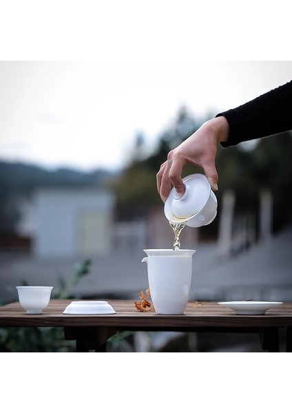 Beyaz Stil Luwu Seramik Çay Sürahileri Beyaz Chahaese Kung Fu Çay Aksesuarları 200ML (Yurt Dışından) fırsatları