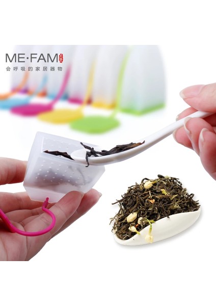 Mavi 3 Parça Tarzı Me.fam Jelly Silikon Çay Poşeti Güvenli Çevre Dostu Toksik Olmayan Yeniden Kullanılabilir Çay Yaprakları Demlik Filtresi Bitkisel Baharat Süzgeç Alet Seti 3'lü (Yurt Dışından) indirimleri