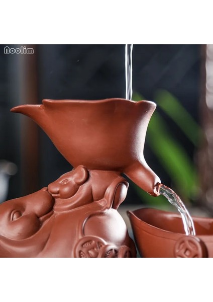 1 Takım Stili Noolım Yaratıcı Çay Filtresi Adil Fincan ile Mor Kil Sızıntısı Kung Fu Drinkware Çay Töreni Aksesuarları Hızlı Süzgeç (Yurt Dışından) fırsatları