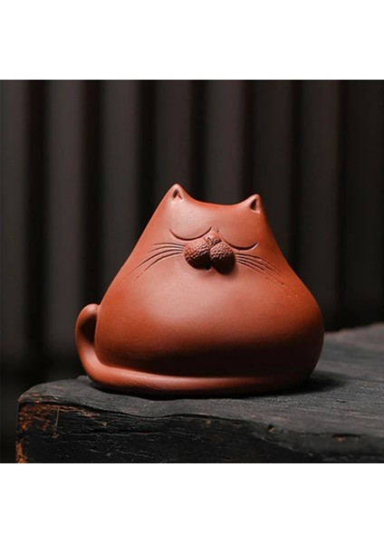 H Stili Mor Kum Çay Pet Kedi Süsler Çay Seti Aksesuarları El Yapımı Sevimli Mini Çay Masa Çay Töreni Süsleri Yükseltebilir (Yurt Dışından) fiyatları