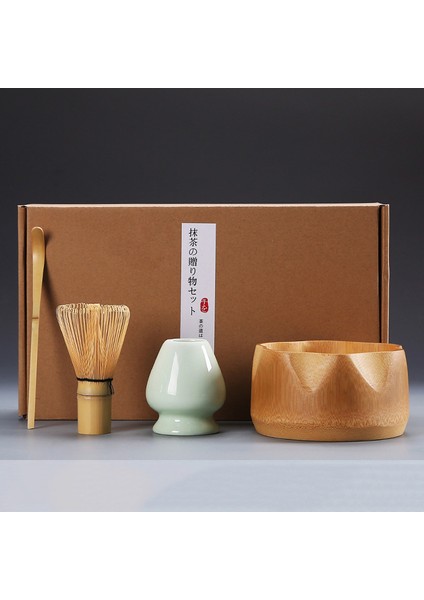No.1 Stili Kolay Temiz Matcha Çay Seti El Yapımı Ev Alet Standı Kiti Kase Çırpma Kepçe Hediye Töreni Geleneksel Japon Çay Setleri Aksesuarları (Yurt Dışından)