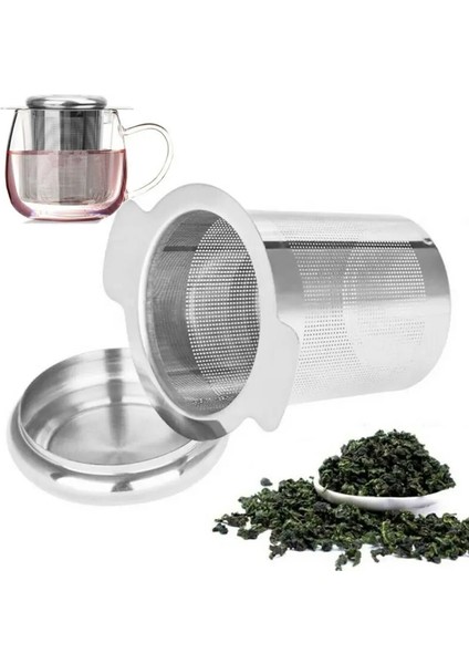 Gümüş Tarzı Yaratıcı Paslanmaz Çelik Hasır Çay Demlik Metal Bardak Süzgeç Gevşek Yaprak Filtre Kapaklı Herb Baharat Kolay Temiz Sıcak (Yurt Dışından)