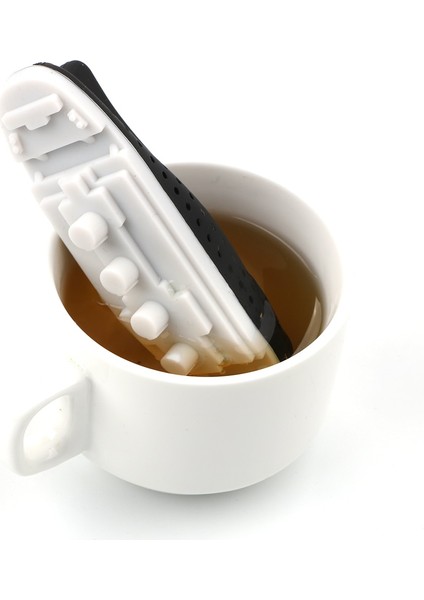 Titanic Shape Çay Süzgeç Teaware Boş Çay Poşetleri Çay Demlik Bitkisel Filtre Difüzör Silikon Yaratıcı Gemi Tarzı (Yurt Dışından)