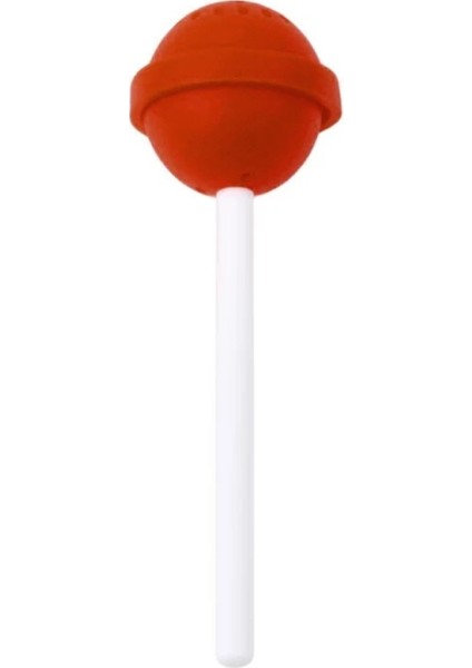 Kırmızı Stil 1 Adet Yaratıcı Lolipop Şekli Silikon Çay Makinesi Gevşek Yaprak Kupa Süzgeç Tatlı Çay Demlik Ev Mutfak Teaware Aksesuarları (Yurt Dışından)