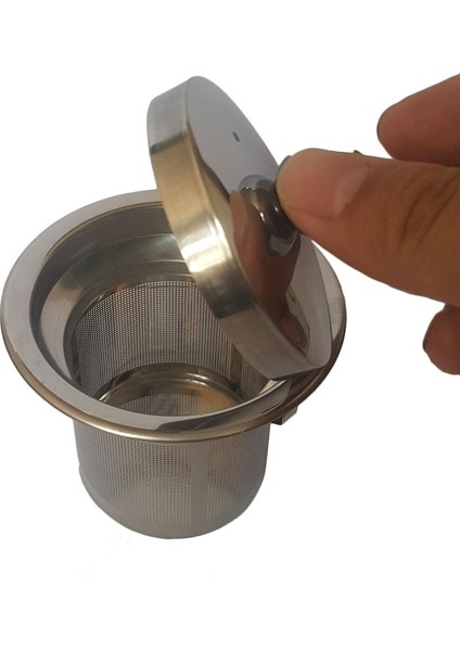 L Tarzı Paslanmaz Çelik Hasır Çay Demlik Çay Süzgeç Sızıntı Çay Makinesi Huni Demlik Gevşek Yaprak Baharat Kahve Filtre Drinkware Aksesuarları (Yurt Dışından)