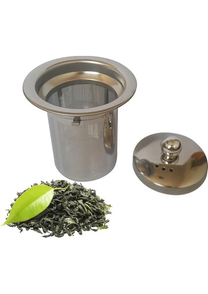 L Tarzı Paslanmaz Çelik Hasır Çay Demlik Çay Süzgeç Sızıntı Çay Makinesi Huni Demlik Gevşek Yaprak Baharat Kahve Filtre Drinkware Aksesuarları (Yurt Dışından)