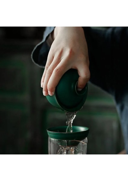 Siyah Stil Pınny Çömlekçilik Çay Süzgeçleri Paslanmaz Çelik Minik Filtre Ekranı Seramik Çay Yaprağı Baharat Filtresi Kung Fu Çay Aksesuarları (Yurt Dışından)
