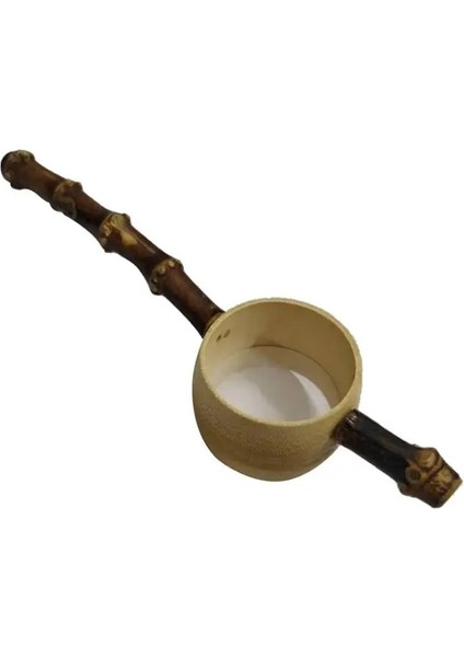 Bambu Kök Çay Demlik Örgü Kevgir Uzun Saplı Çay Filtresi Süzgeç Çay Aksesuarları El Sanatları (Yurt Dışından)