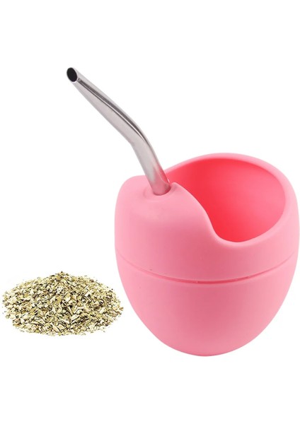 Kahverengi Tarzı Silikon Yerba Mate Cup Kabak Bombilla Samanlı Bpa Içermez (Yurt Dışından) fiyatları
