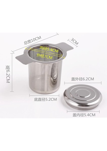 Kapak Stili ile 1 Adet Paslanmaz Çelik Çay Sızıntısı Çift Kulak Paslanmaz Çelik Çay Sızıntısı Kahve Sızıntısı Çay Filtresi Demlik Drinkware Mutfak Aksesuarları (Yurt Dışından) modelleri