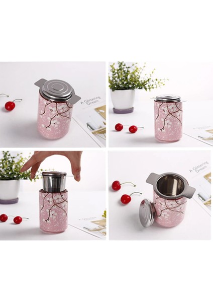 Kapak Stili ile 1 Adet Paslanmaz Çelik Çay Sızıntısı Çift Kulak Paslanmaz Çelik Çay Sızıntısı Kahve Sızıntısı Çay Filtresi Demlik Drinkware Mutfak Aksesuarları (Yurt Dışından) fırsatları