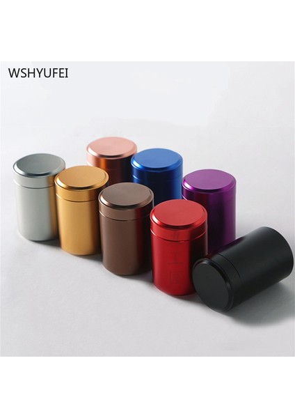 Turuncu Tarzı Taşınabilir Alüminyum Alaşımlı Çay Caddy Tieguanyin Mühürlü Depolama Tankı Seyahat Çay Kutuları Çay Tenekesi Konteynerler Kahve Teneke Kutu Baharat Kavanoz (Yurt Dışından) fiyatları